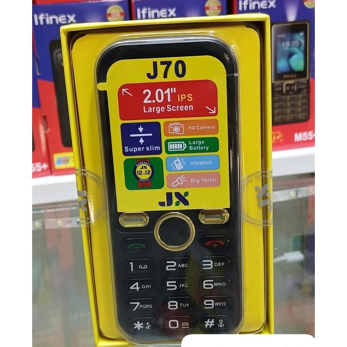 Jx AFFORDABLE NEW DESIGN FEATURED KAMBABE, MULIKA MWIZI PHONE WITH 2.01' IPS LARGE SCREEN , HD CAMERA, LARGE BATTERY , VIBRATION, BIG TORCH AND SUPER SLIM PHONE