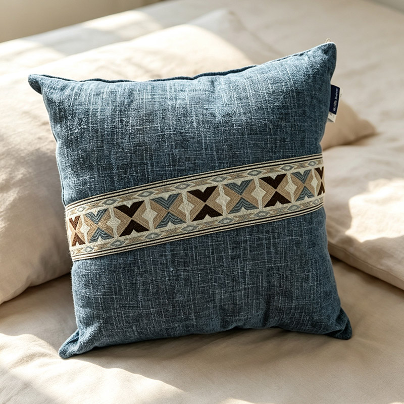 Johari 1pc Polyester Throw Pillow Covers for Bed Couch Sofa Car Decor Luxury Modern Silver Gold Patchwork Square Cover Cushion (Random Color)