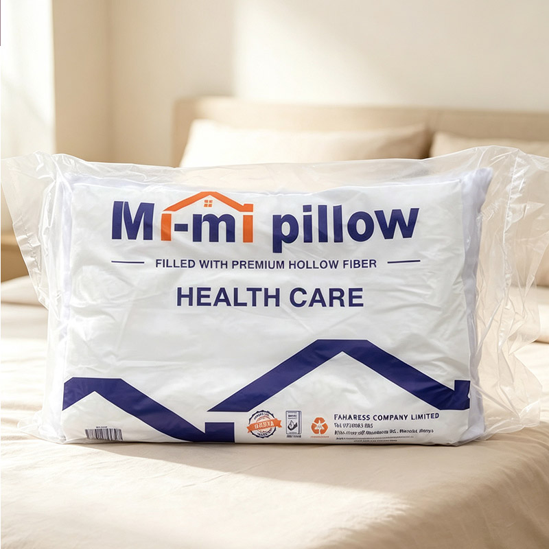 Mi-mi 800g Health Care Bed Pillow Premium Hollow Fiber Soft Sleeping Pillow For Bedroom, Guest House and Hotel Use