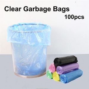 Restocked 5 Rolls 100Pcs Small Trash Bags Garbage Bags Trash Liners.Made from High-quality PE material to guarantee a glossy surface, and no odor. Good toughness, strong bearing capacity, anti-leak