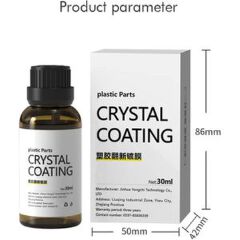 Crystal Coating Plastic Car Trim Restorer Refresher Retreading Agent Maintenance Wax Renewed Interior Parts Accessories