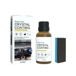 Crystal Coating Plastic Car Trim Restorer Refresher Retreading Agent Maintenance Wax Renewed Interior Parts Accessories