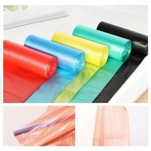 5 Rolls 100Pcs Small Trash Bags Garbage Bags Trash Liners.Made from High-quality PE material to guarantee a glossy surface, and no odor. Good toughness, strong bearing capacity, anti-leak