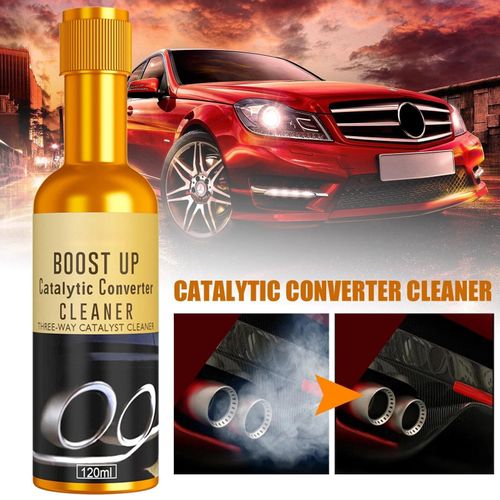 Boost Up Catalytic Converter Cleaner Three-way Catalyst Cleaner Fuel Oil Tank Sludge Treatment Multipurpose Engine Fuel Exhaust System Deep Cleaner Removal Carbon Deposit -