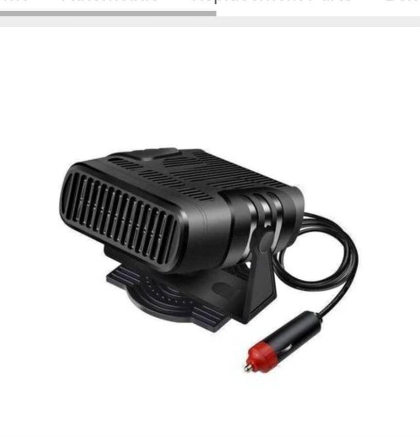 12V Portable Car Heater, 4 IN1 Cooling & Heating Fan, Windshield Defogger Defroster for Vehicle
