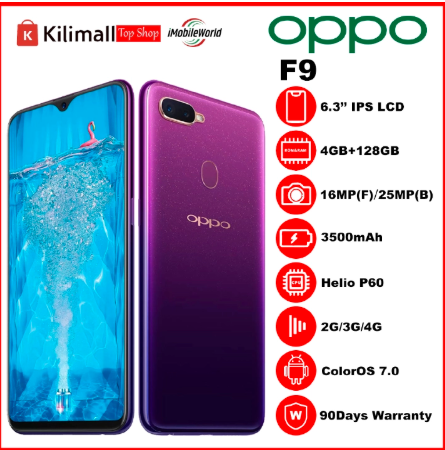 Refurbished Phone OPPO  F7  / F9,  (  4/6GB+ 128GB ), 6.23" IPS LCD 25MP+16MP Camera 3400mAh Dual SIM 4G network 3 Months Warranty  Smart Phone