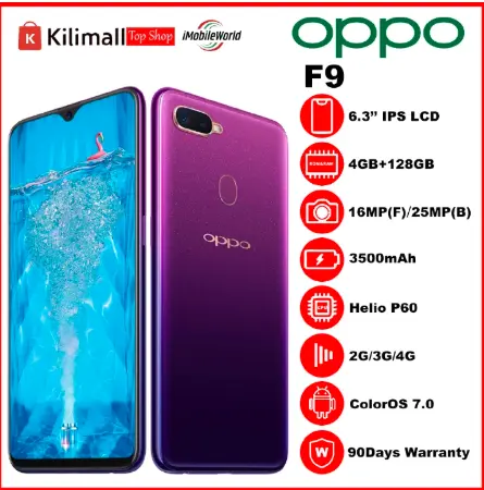 Refurbished Phone OPPO  F7  / F9,  (  4/6GB+ 128GB ), 6.23" IPS LCD 25MP+16MP Camera 3400mAh Dual SIM 4G network 3 Months Warranty  Smart Phone