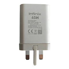 Oringinal Fast Charger 10W / 18W / 33W / 45W / 70W / 90W / 100W  White/TENCO/Infinix/itel (100% Origial and 6Month Warranty)