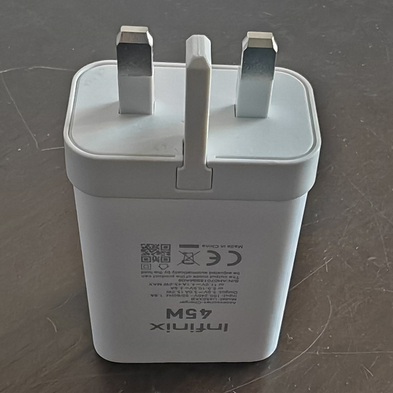 Oringinal Fast Charger 10W / 18W / 33W / 45W / 70W / 90W / 100W  White/TENCO/Infinix/itel (100% Origial and 6Month Warranty)