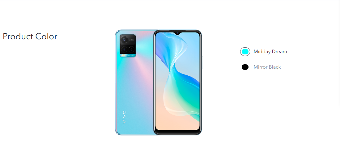Refurbished Phone  vivo Y33s (4GB+128) ,with a 5,000 mAh battery，6.58-inch IPS LCD，MediaTek Helio G80， 50MP main camera