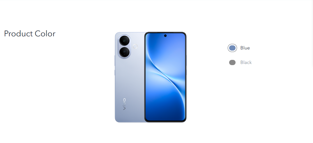 Refurbished Phone vivo V60 Lite（8GB+256GB),  featuring a 6.77-inch AMOLED 120Hz display,  a massive 6500 mAh battery with 90W , 50MP + 8MP rear dual-camera setup with AI Aura Light