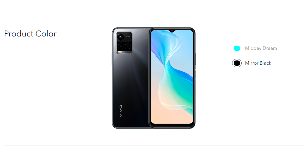 Refurbished Phone  vivo Y33s (4GB+128) ,with a 5,000 mAh battery，6.58-inch IPS LCD，MediaTek Helio G80， 50MP main camera