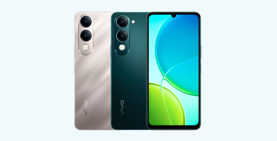 Refurbished  vivo Y04  (64GB, 4GB RAM)  smartphone featuring a 6.74-inch 90Hz display, a 5500mAh battery,