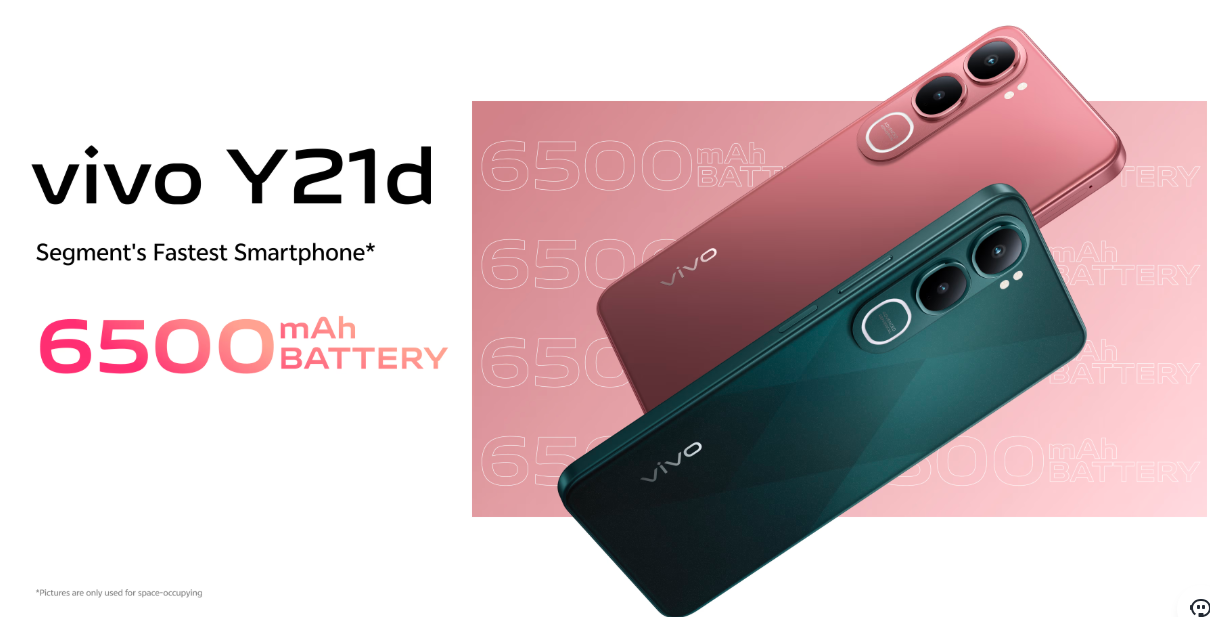 Refurbished Phone vivo Y21d (4+128GB), is a budget-friendly, military-grade durable smartphone featuring a massive 6,500 mAh battery