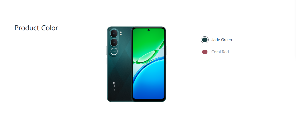 Refurbished Phone vivo Y21d (4+128GB), is a budget-friendly, military-grade durable smartphone featuring a massive 6,500 mAh battery