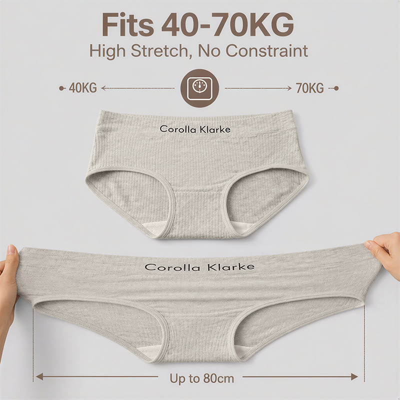 Woman Clothes 6 Pcs Women Underwear Letter Seamless Women Panties Underpanties Sports Soft Female Underwear Plus Size solid color Pure Cotton Women's Intimates