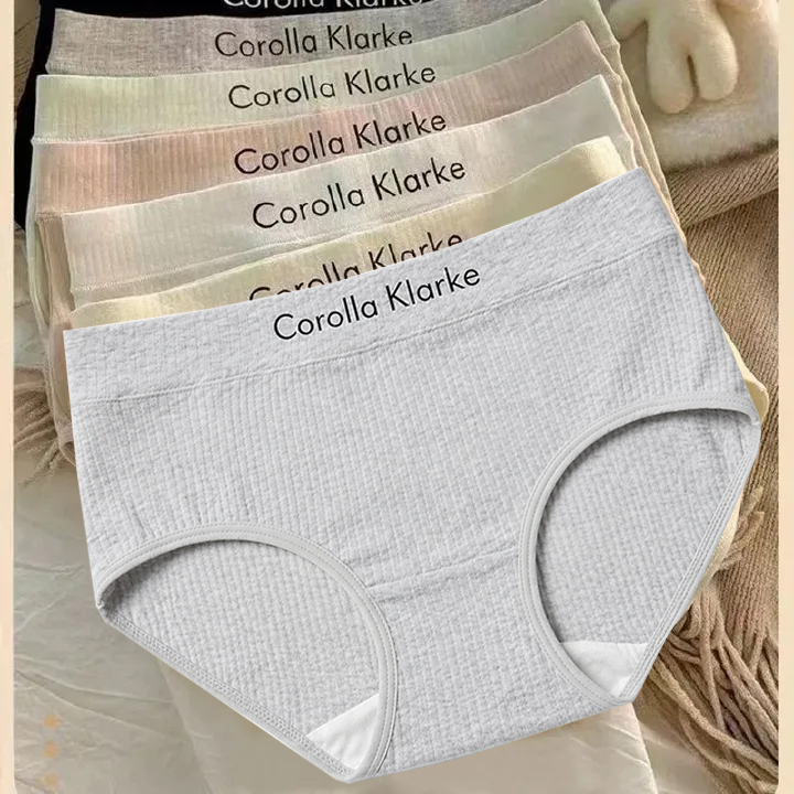 Woman Clothes 6 Pcs Women Underwear Letter Seamless Women Panties Underpanties Sports Soft Female Underwear Plus Size solid color Pure Cotton Women's Intimates