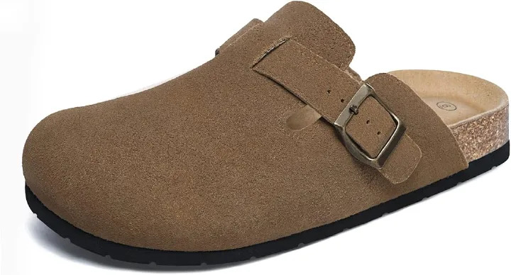 Premium Comfort Suede Clogs Unisex Slip-On  Adjustable Fit, Soft Footbed Casual Slip-On Sandals, Lightweight | Adjustable Fit  Modern Design Comfort Sandals Shoes Lightweight, Durable