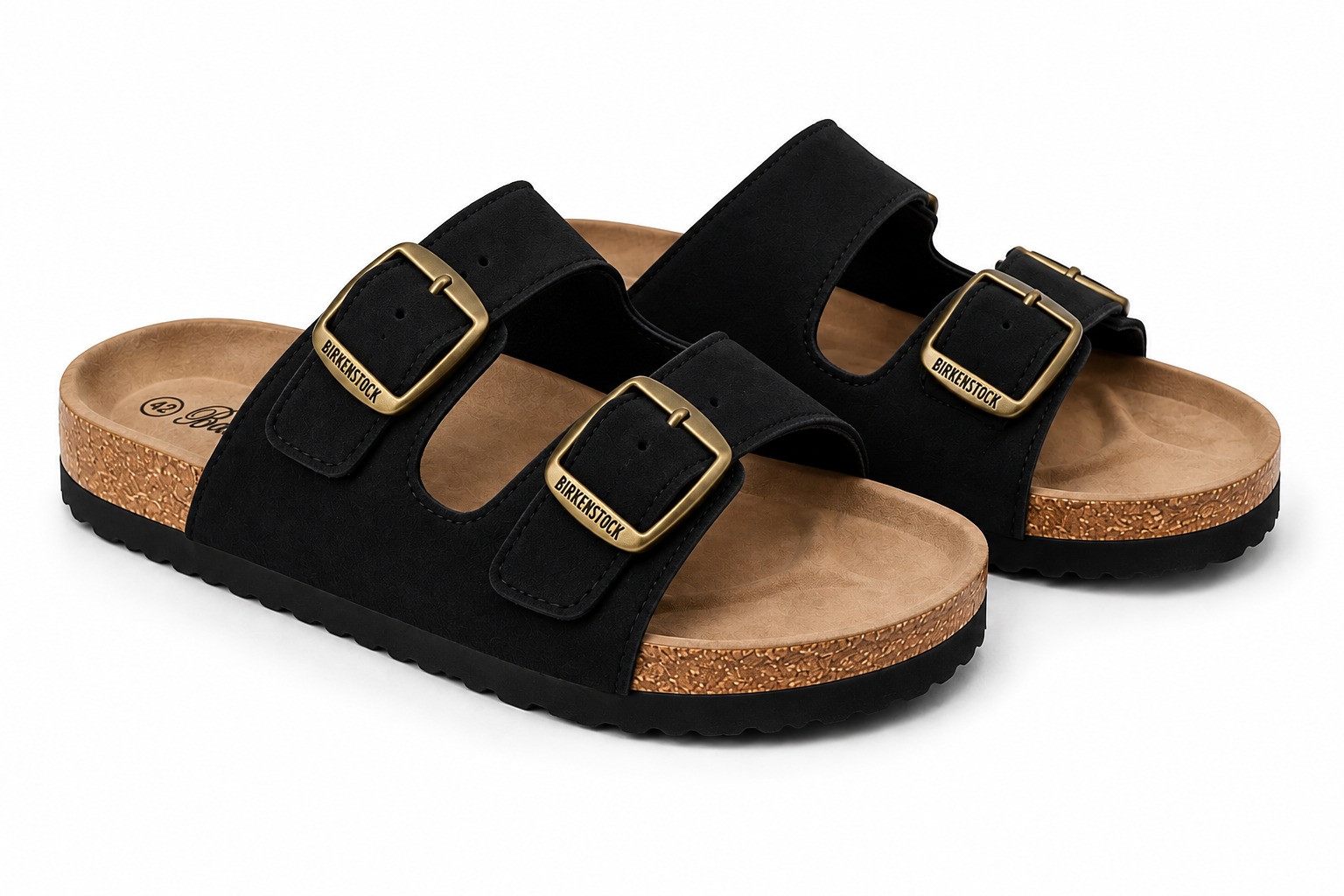 MEN'S OPEN SHOES ⚡ men's sandals⚡ High-quality men's leather double-buckle slip-on outdoor hiking summer sandals All-season wearing