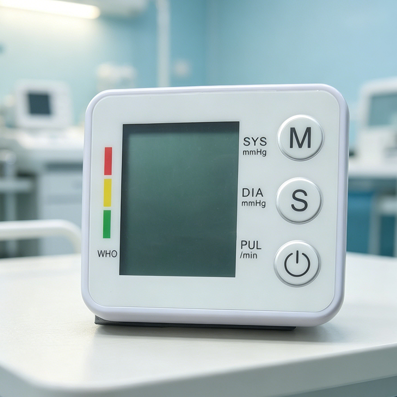 Blood Pressure Monitors Portable LCD Digital Upper Arm Measuring Tool Fully Automatic High-precision Medical Equipment Heart Rate Pulse Meter Sphygmomanometer Tensiometer Health Monitors