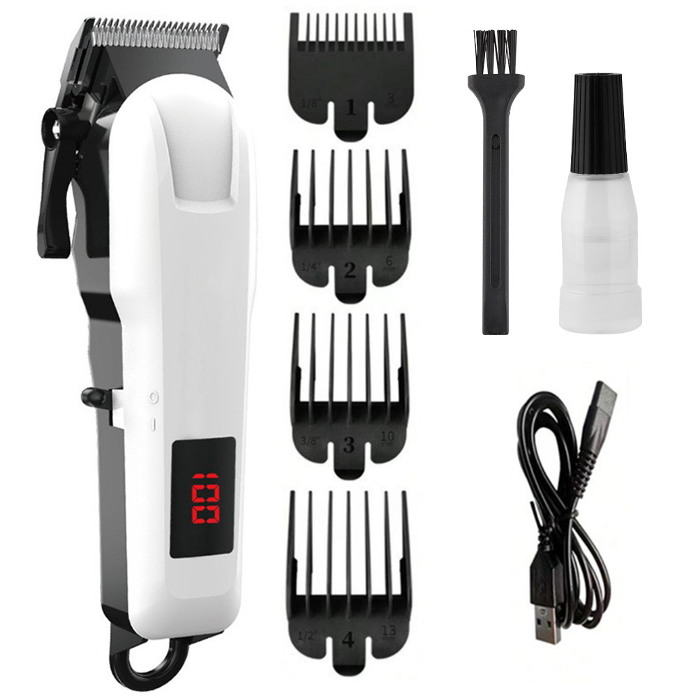 New Model Rechargeable Hair Clipper With High-quality LCD Display Suitable Hair Cutting Machine For Home Use Hair Salons And Professional Barbershops Hair Trimmers