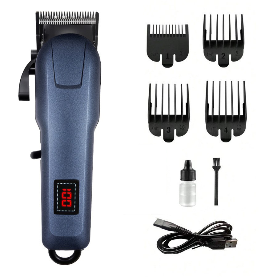 New Model Rechargeable Hair Clipper With High-quality LCD Display Suitable Hair Cutting Machine For Home Use Hair Salons And Professional Barbershops Hair Trimmers