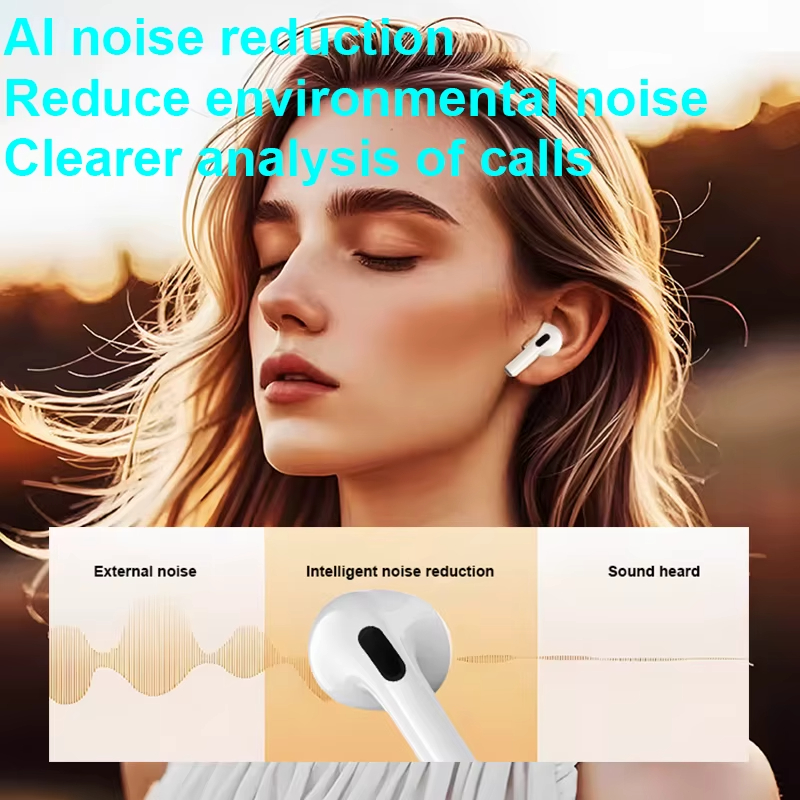 Wireless Bluetooth 5.4 Earphone Gaming Earpods With Mic Bass Audio Sound 9D Stereo Music HiFi Headset Sports Noise Reduction Earbuds For Gamer All Phones