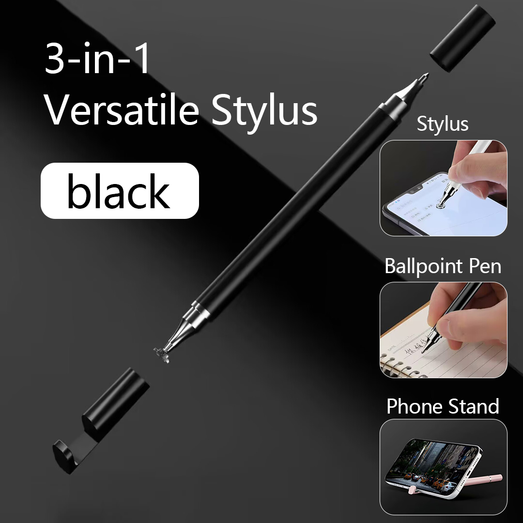 3 in 1 Universal Stylus Pens For Tablet Mobile Android ios Phone iPad Accessories Drawing Tablet Capacitive Screen Touch Pen Mobile phone holder
