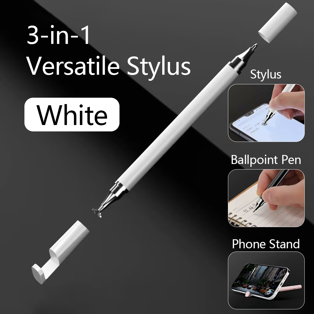 3 in 1 Universal Stylus Pens For Tablet Mobile Android ios Phone iPad Accessories Drawing Tablet Capacitive Screen Touch Pen Mobile phone holder