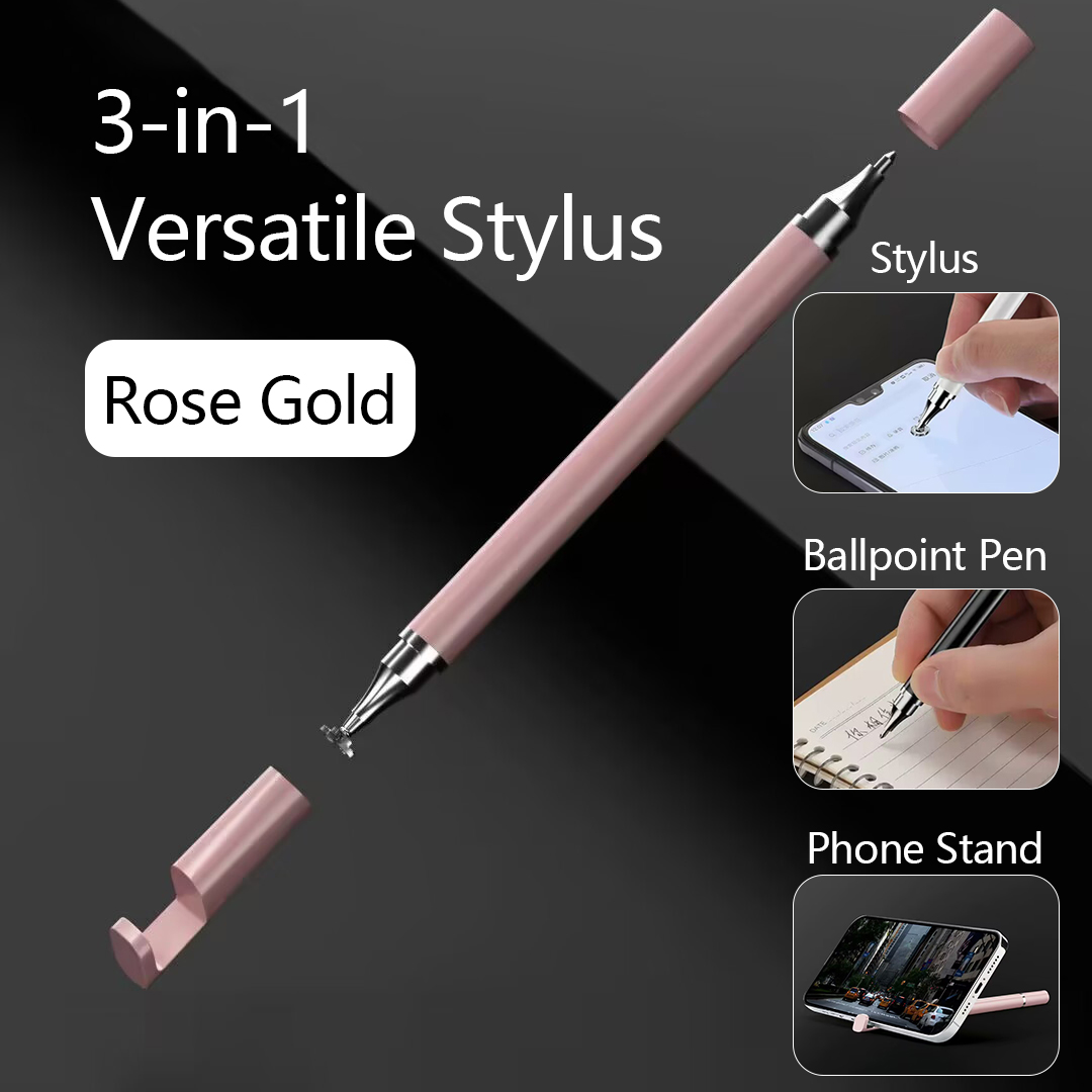 3 in 1 Universal Stylus Pens For Tablet Mobile Android ios Phone iPad Accessories Drawing Tablet Capacitive Screen Touch Pen Mobile phone holder