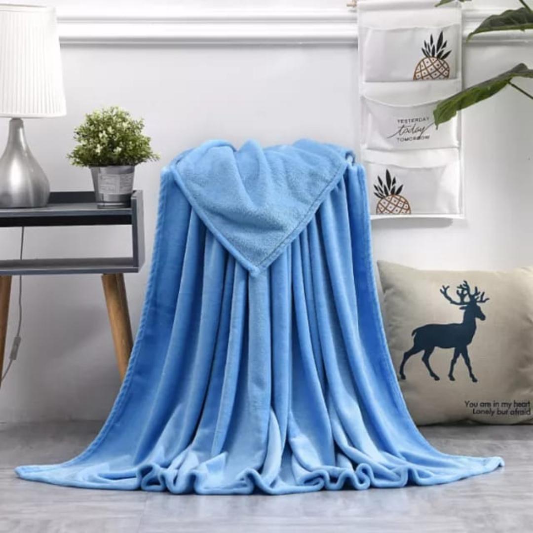 PLAIN CORAL FLEECE THROW BLANKETS. SIZES-4/6,5/6,6/6. CAN BE USED IN THE SITTING ROOM, BEDROOM, IN THE CAR AND EVEN OUTDOOR. THEY ARE BIG ENOUGH TO CUDDLE UP 2 PEOPLE. AVAILABLE IN VARIOUS COLOURS.