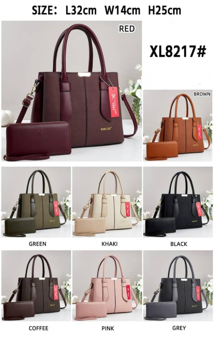 ELEGANT AND CLASSY WOMEN HANDBAGS IN DIFFERENT COLOURS. SHOULDER BAG AVAILABLE IN 2 IN 1.