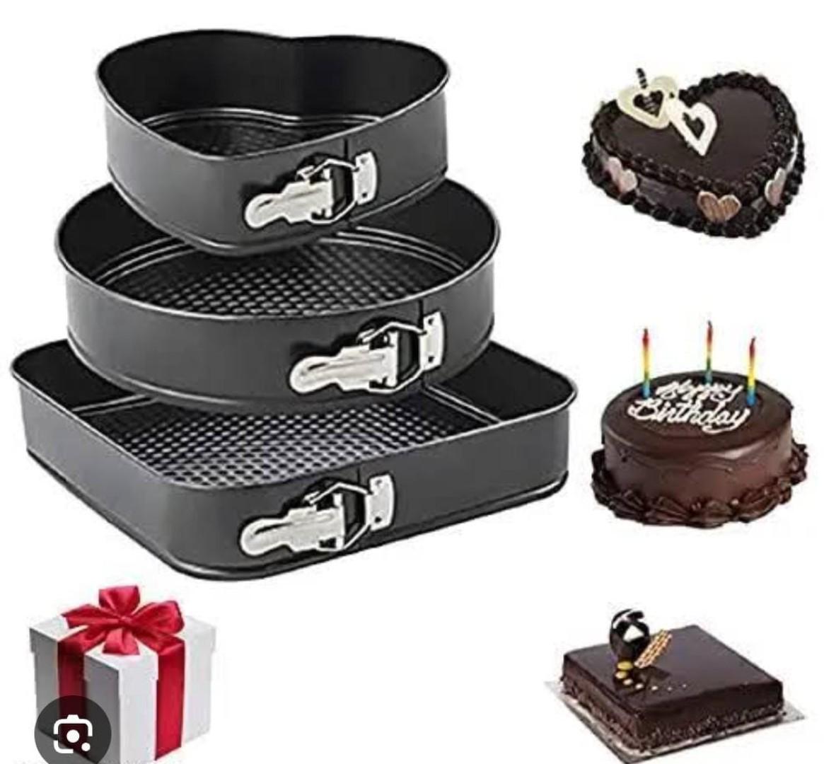 offer offer 3 pieces baking tins/mould
