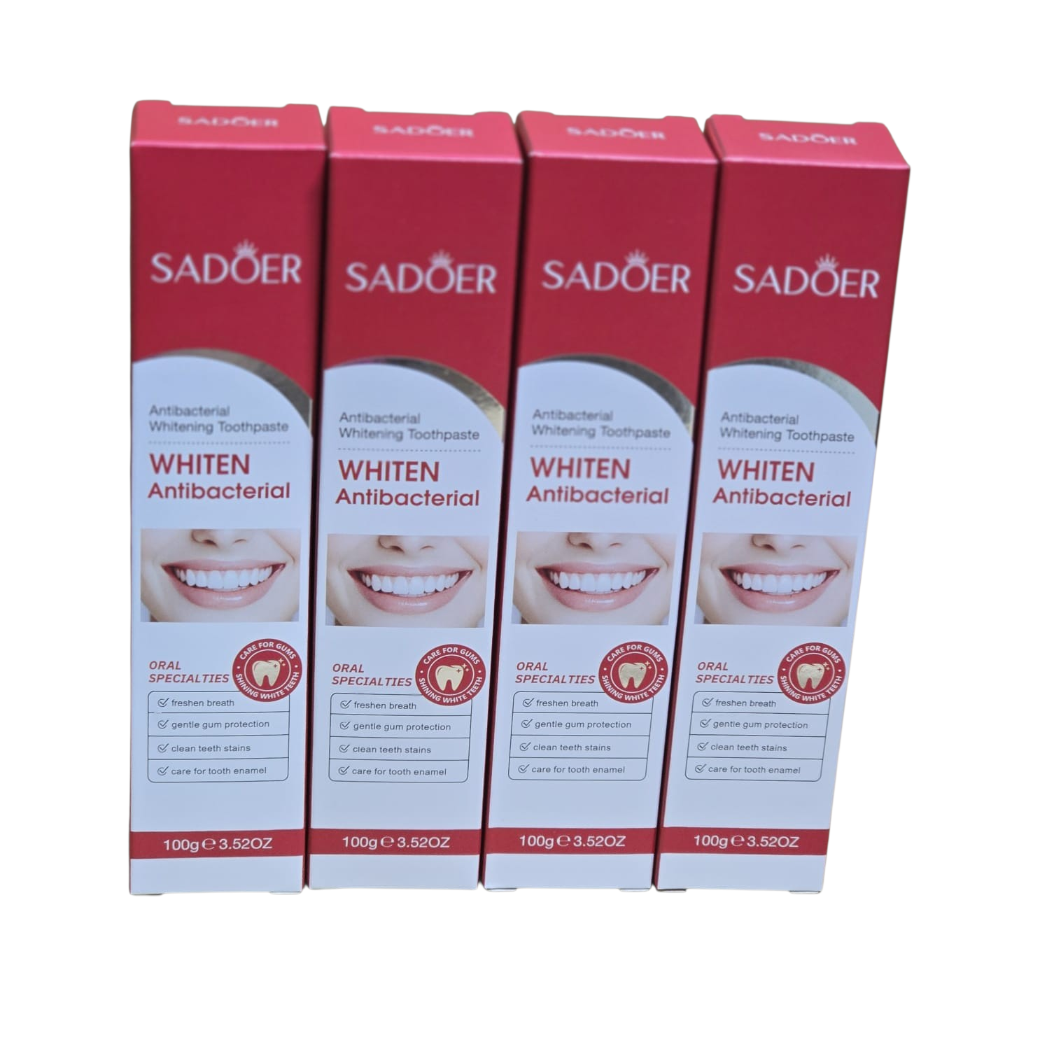 SADOER Whitening Toothpaste - Freshen Breath, Gentle Gum Protection, Clean Teeth Stains, Care for Tooth Enamel