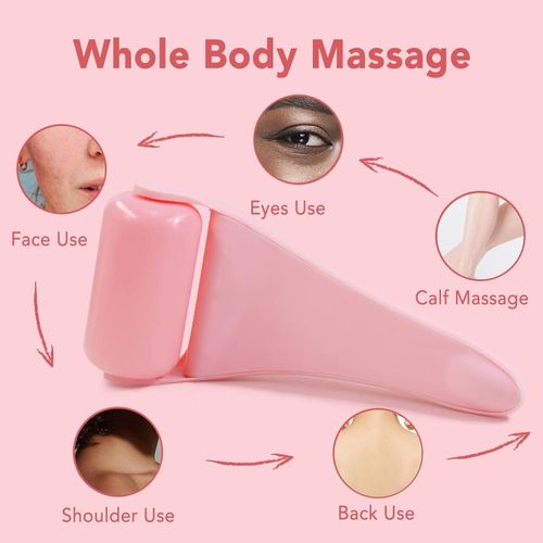 Ice Roller for Face, Neck, Body  - Spa Gifts for Women for Puffiness, Skin Care Wrinkle Remover for Face Massager Roller & Self Care Gifts for Woman