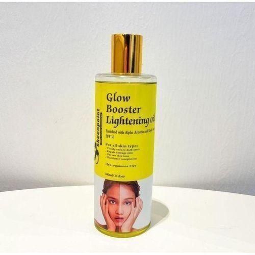 Glow Booster Oil + Soap - Enriched with Alpha Arbutin & Kojic Acid - Reduce Black Spots, Repair Damaged Skin, Uneven Skin Tone, & Illuminate Complexion