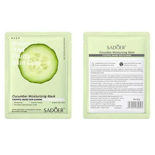 SADOER Fruit Face Mask - Botany & Fruit Skin Care - Anti Wrinkle, Moisturizing, Essence Texture, Brightens Skin Tone, Firming