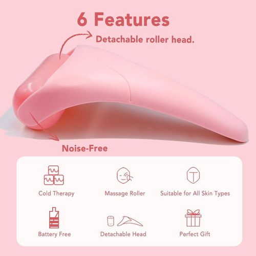 Ice Roller for Face, Neck, Body  - Spa Gifts for Women for Puffiness, Skin Care Wrinkle Remover for Face Massager Roller & Self Care Gifts for Woman