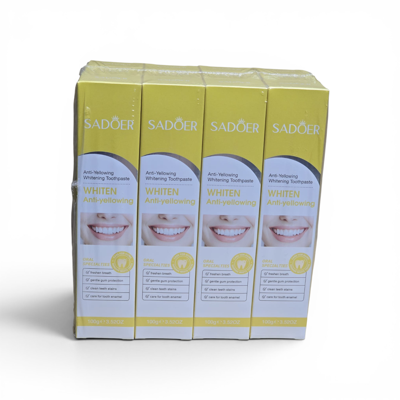 SADOER Whitening Toothpaste - Freshen Breath, Gentle Gum Protection, Clean Teeth Stains, Care for Tooth Enamel