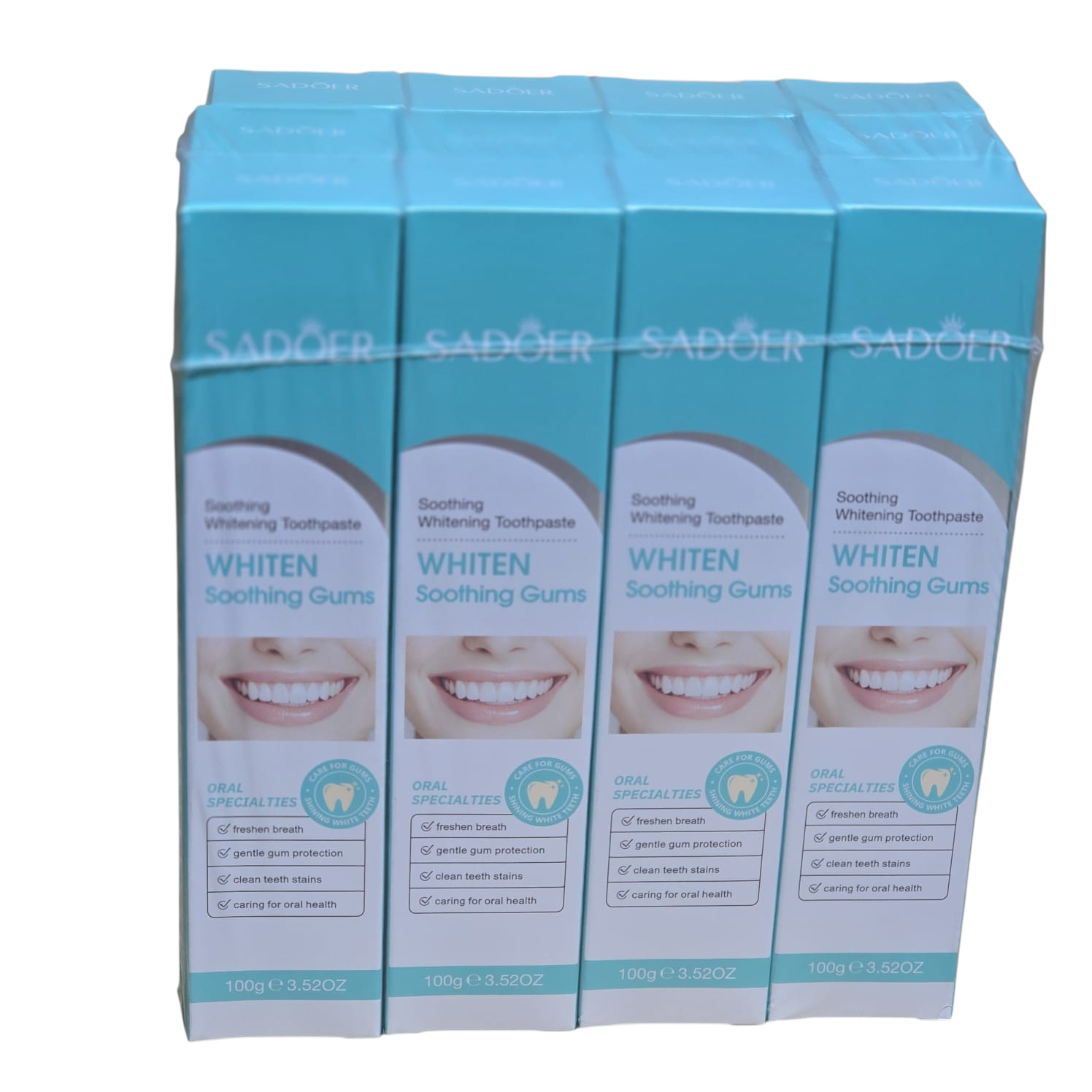 SADOER Whitening Toothpaste - Freshen Breath, Gentle Gum Protection, Clean Teeth Stains, Care for Tooth Enamel