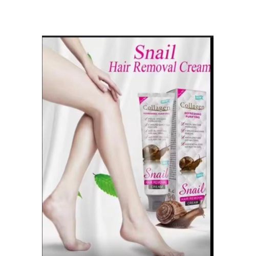 Snail Collagen Hair Remover Cream - Unisex, Skin Repair, Anti-Allergy, Quick Action, Gentle Formula