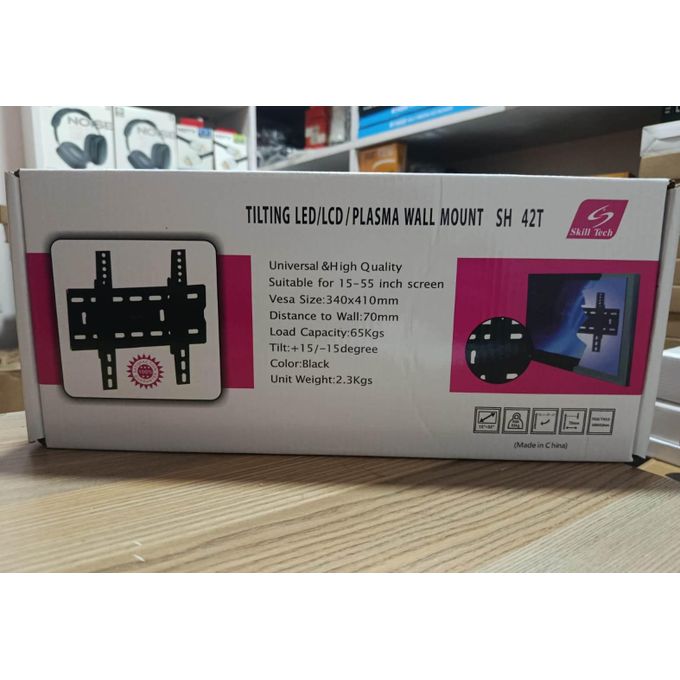 Skilltech SH-42T 15"-55" Heavy Duty Tilting Wall Mount for Television