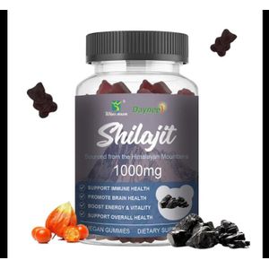 Daynee Shilajit Vegan Gummies – 1000mg (60 Gummies)