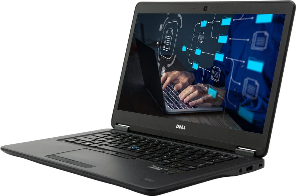 Refurbished Dell Latitude E7450 Intel Core i7 5th gen 8 GB ram 256 GB SSD provide adequate performance 14 inch screen computer designed  office tasks, web browsing, and work fast notebook laptop
