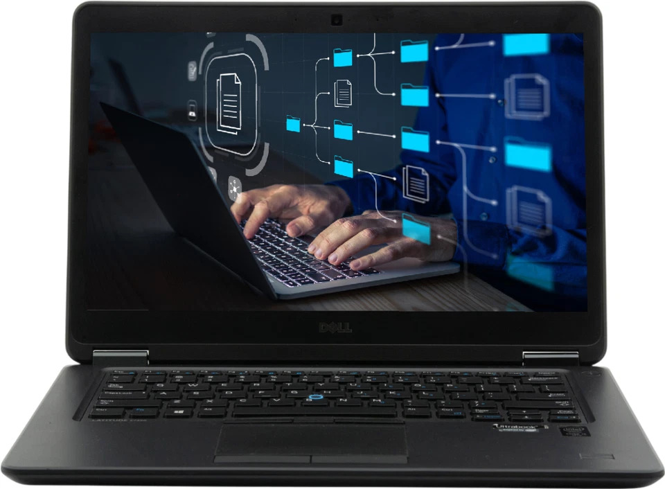 Refurbished Dell Latitude E7450 Intel Core i7 5th gen 8 GB ram 256 GB SSD provide adequate performance 14 inch screen computer designed  office tasks, web browsing, and work fast notebook laptop