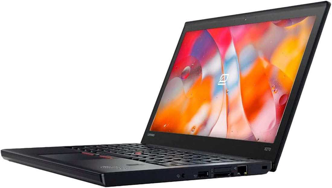Refurbished laptop Dual Navigation Options Lenovo ThinkPad X270 Intel Core i5 6th gen processor 8GB RAM and 256GB SSD compact durable business laptop computer Military-Grade Durability
