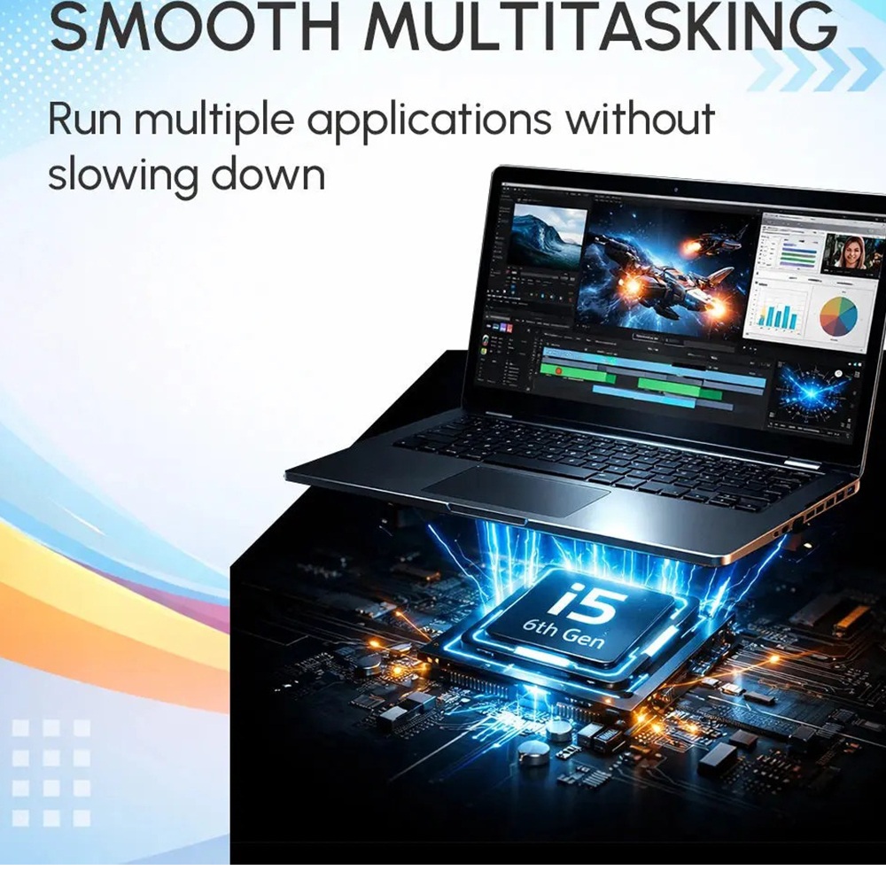 Refurbished Dell Latitude e7470 with an Intel Core i7 6th gen 8 GB ram 256 GB SSD provide SSD 14 inch offering strong performance for daily office and web browsing tasks for notebook laptop