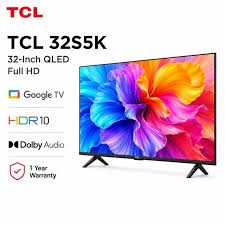 TCL ORIGIN Multiple Eye Care with slim Design model 2025 Model TCL Model 32S5K Television 32 Inch Smart TV QLED HDR 10 Google TV Dolby Audio Game Mode