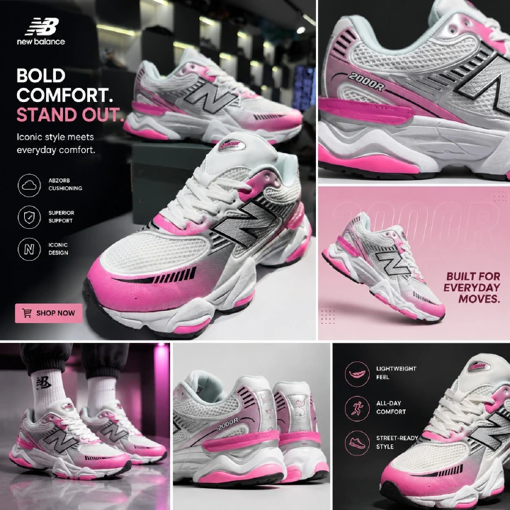 🔥 NEW ARRIVAL SNEAKERS (NB) BALANCE 2000R EDITION TRAINERS (PINK) ,HIGH QUALITY SNEAKERS WHITE & BLACK. KIDS SNEAKERS, KIDS SHOES, Best shop for Airforce, Air jordan, Airmax tn, Air force sneakers)