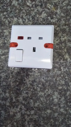 OBK Single Sockets with Led indicators🎇deliver reliable power for any appliance. Features a convenient neon/LED light (typically bottom-right) showing live power status at a glance. Built for durabil